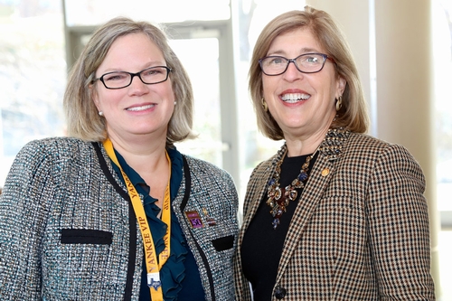 Janis Moriarty and Pam Baldassarre