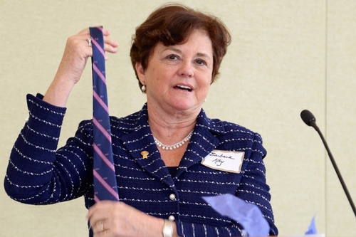 Barbara Kay presenting Winkler Award